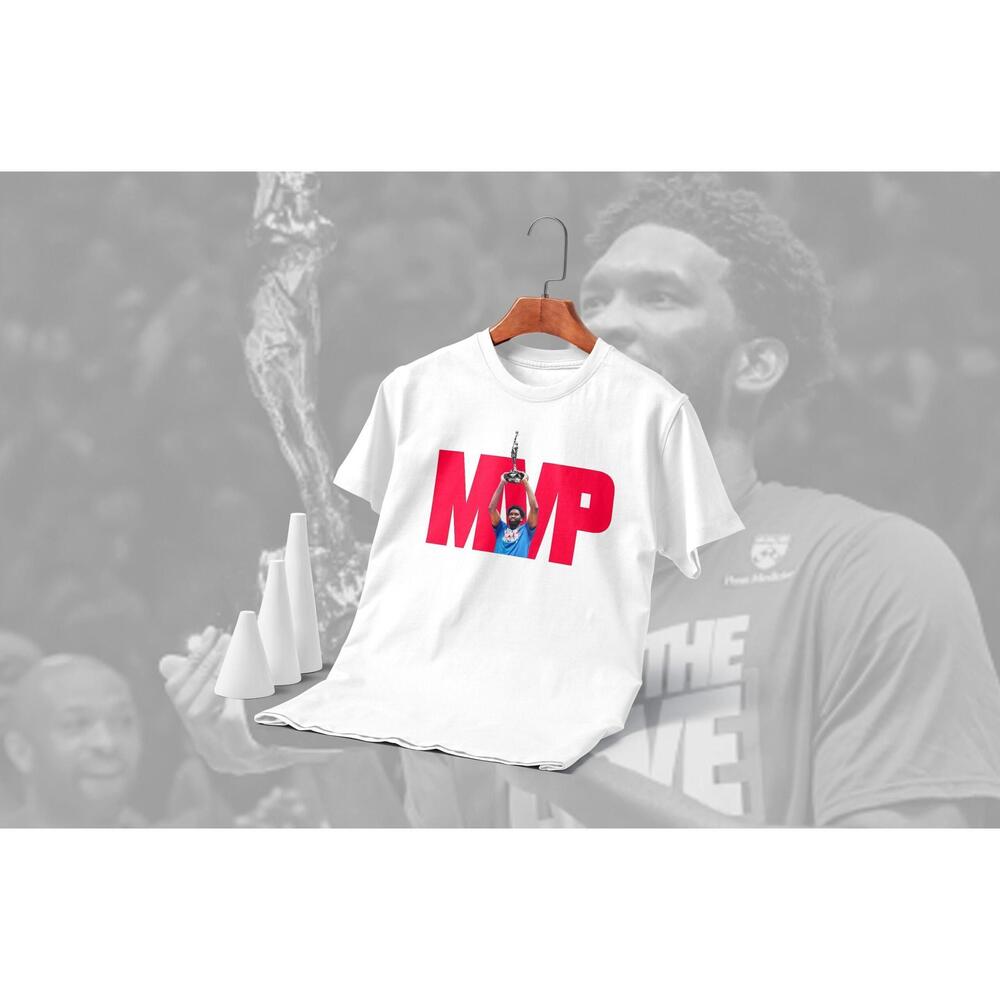Joel Embiid Mvp Trophy Philadelphia 76Ers Shirt